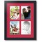 ArtToFrames Collage Photo Picture Frame with 4 - 5x7 inch Openings, Framed in Black with Over 62 Mat Color Options and Regular Glass (CSM-3926-3)